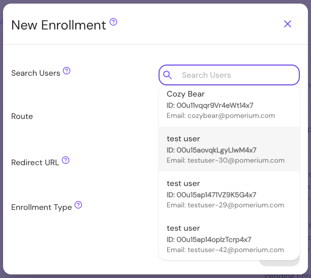 Generating device registration links for users in the Enterprise Console