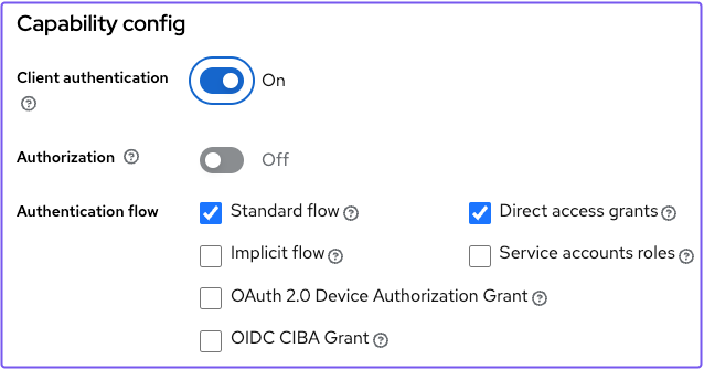 Turn on client authentication